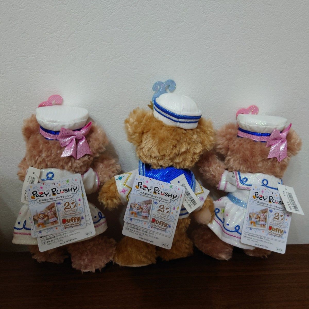 ぬいぐるみ ダッフィー シェリーメイ ポージープラッシー 東京