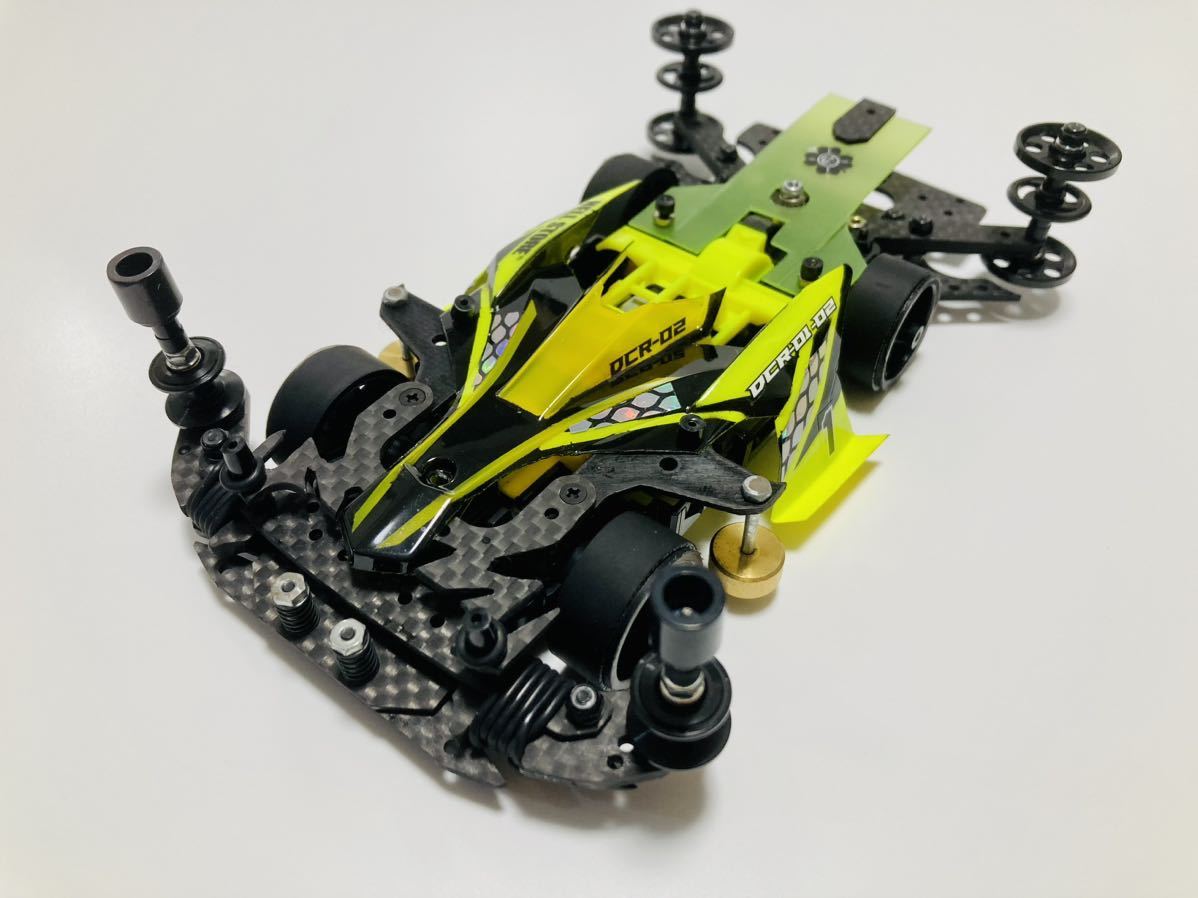 ミニ四駆MSフレキ完成品 2軸ATピボット セイchan式アンカー レース優勝