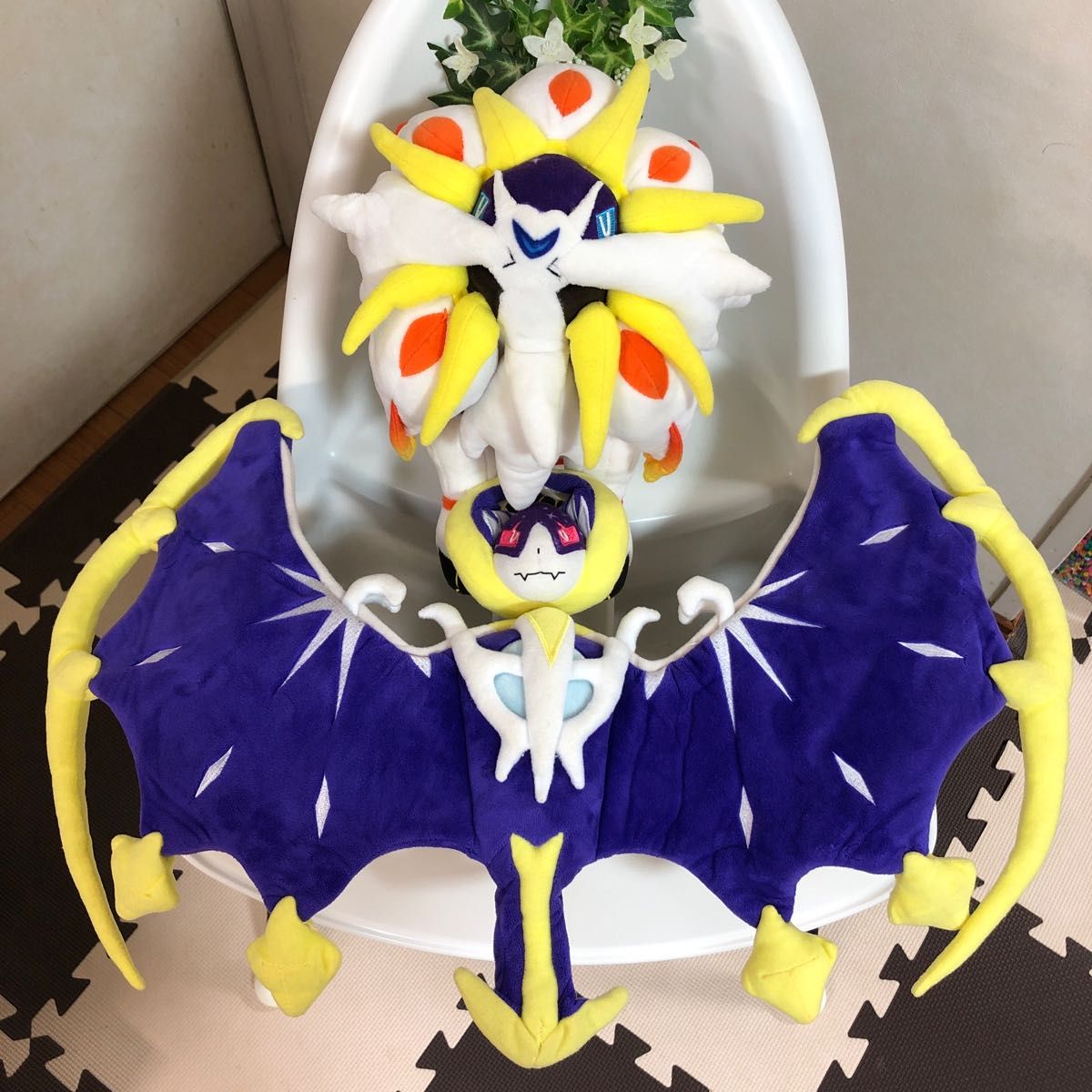 ポケモンセンター ルナアーラ ソルガレオ ぬいぐるみ 伝説ポケモン