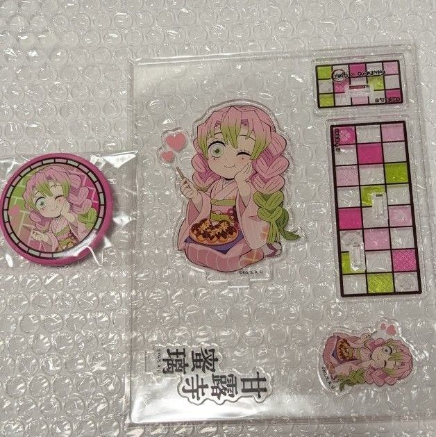 鬼滅の刃 銀だこコラボ アクリルスタンド アクリルチャーム 缶バッジ