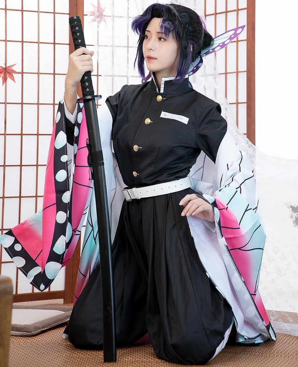 新品未開封 定価7 970円 XLサイズ 鬼滅の刃 胡蝶しのぶ ウィッグ付き