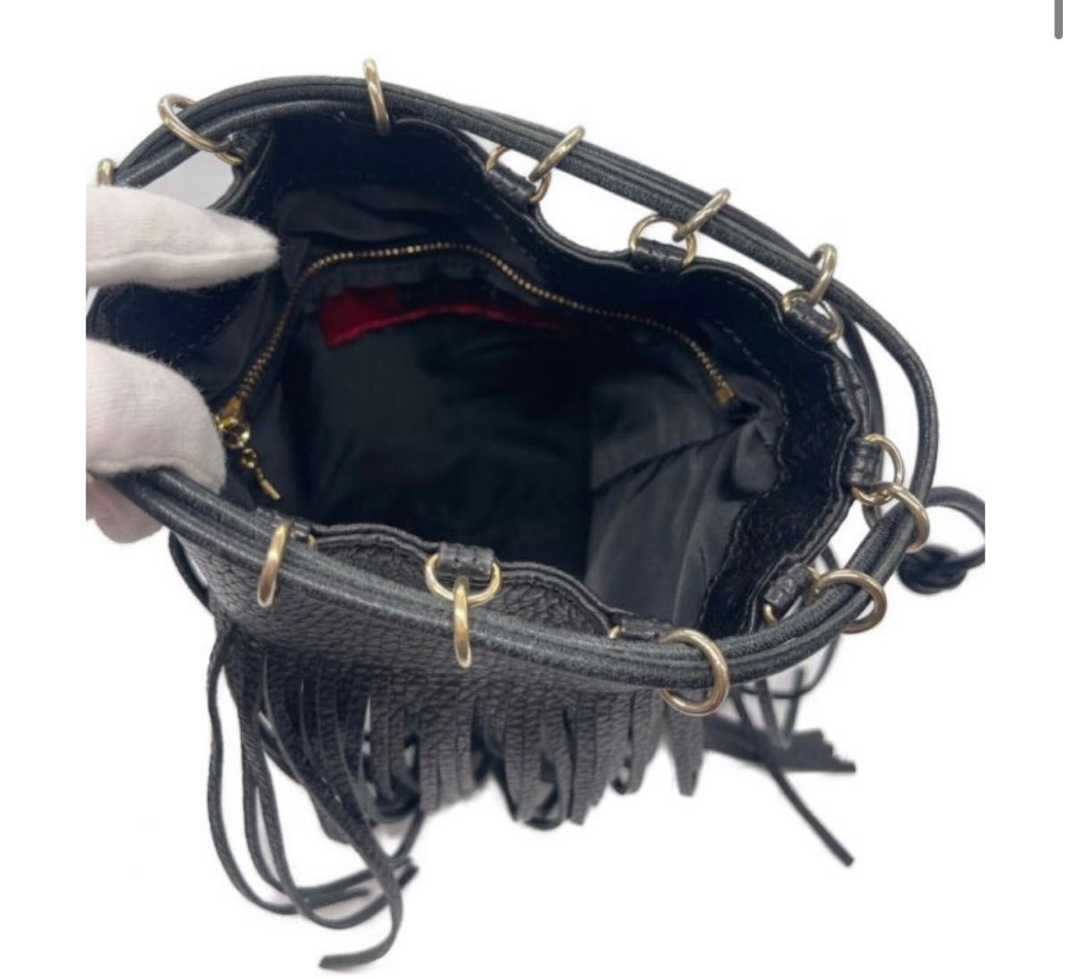 美品】PORTER (ポーター) ×5525gallery フリンジ オールレザー