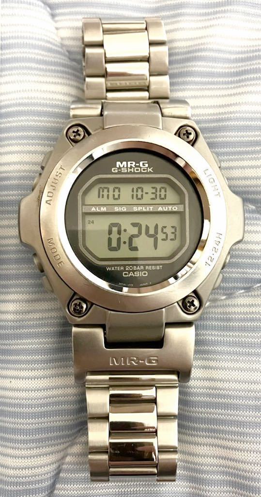 Yahoo!オークション - 美品 CASIO G-SHOCK MRG-100 MR-G デジタル チタ
