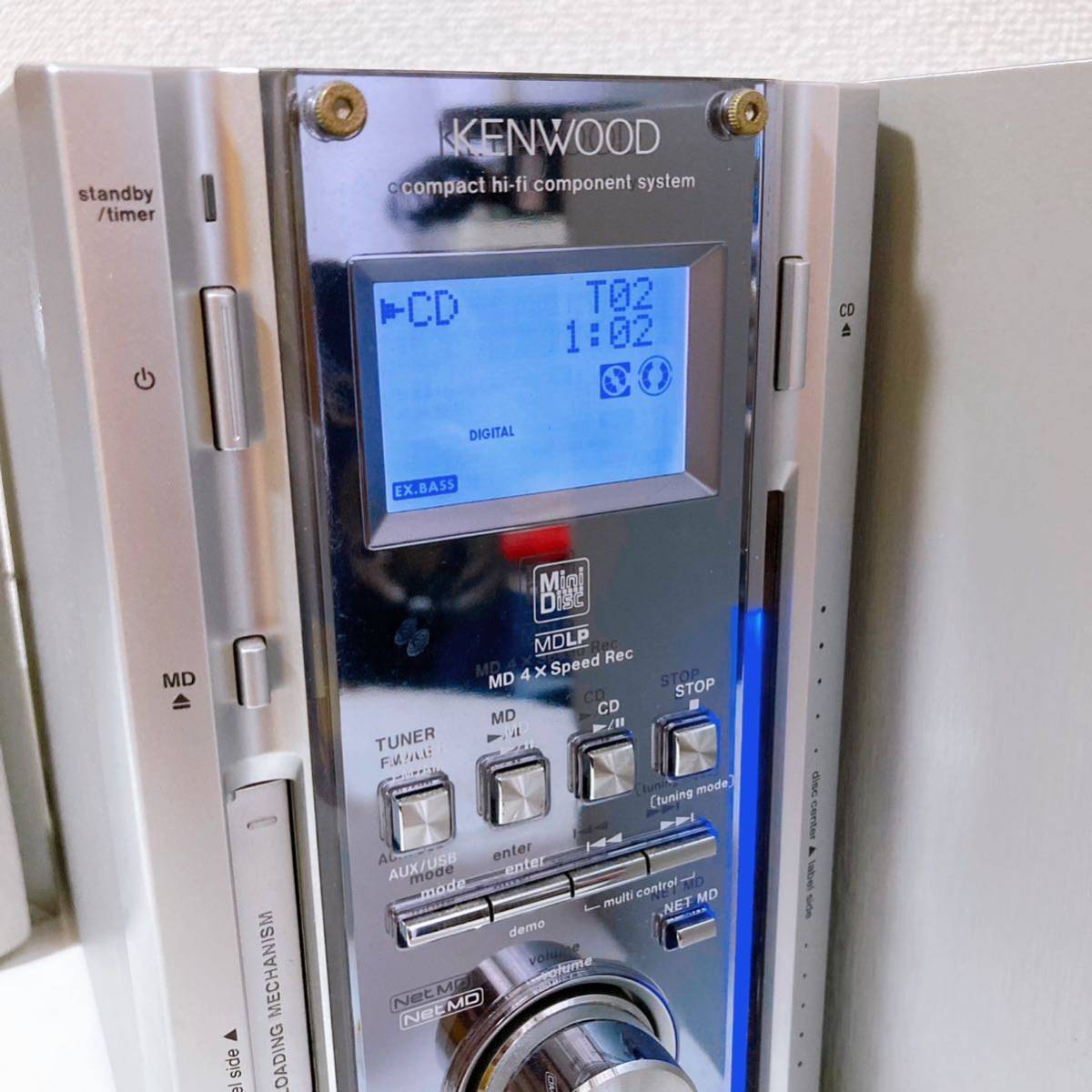 ケンウッド CD MDコンポ RD-ES7NET 【KENWOOD】｜Yahoo!フリマ（旧