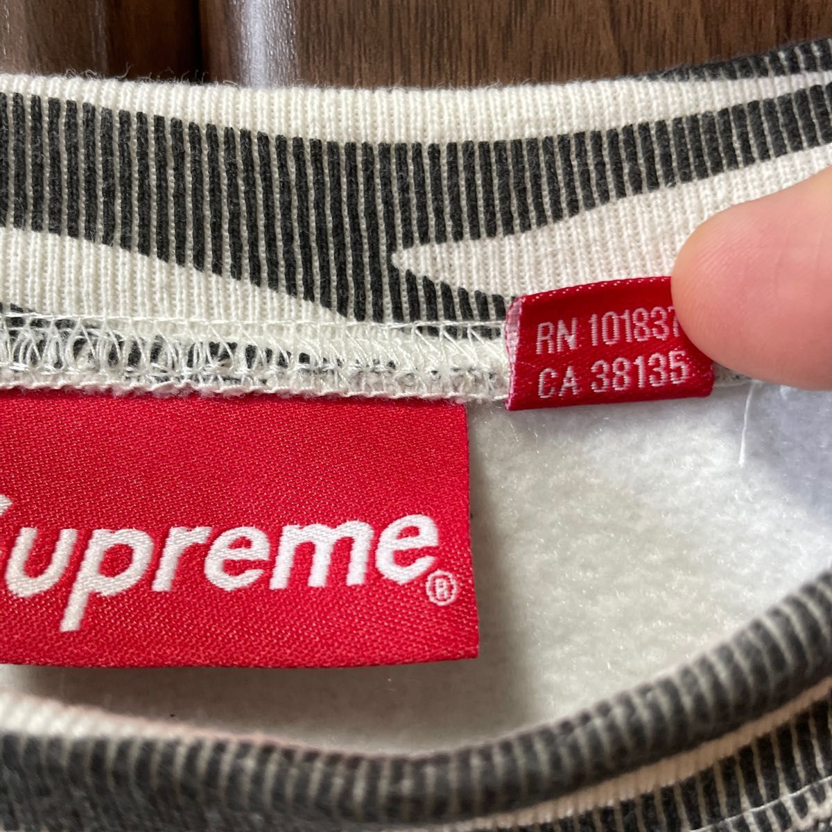 supreme Box Logo Crewneck Zebra ボックスロゴ ゼブラ｜Yahoo!フリマ