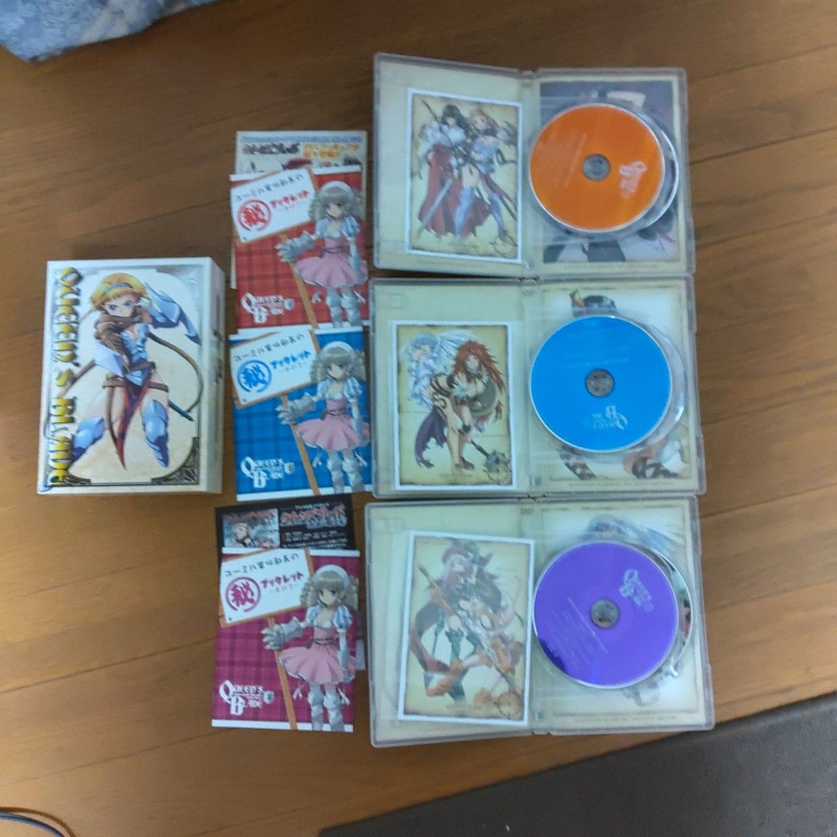 クイーズブレイド DVD 流浪の戦士 全6巻 玉座を継ぐ者 全6巻 計12本