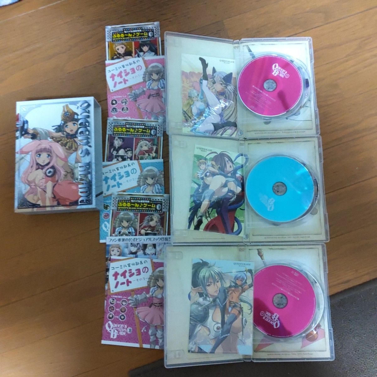 クイーズブレイド DVD 流浪の戦士 全6巻 玉座を継ぐ者 全6巻 計12本