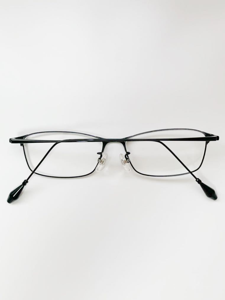 nose free NOF-102 ノーズフリー スクエア型 ブラック 眼鏡 良品