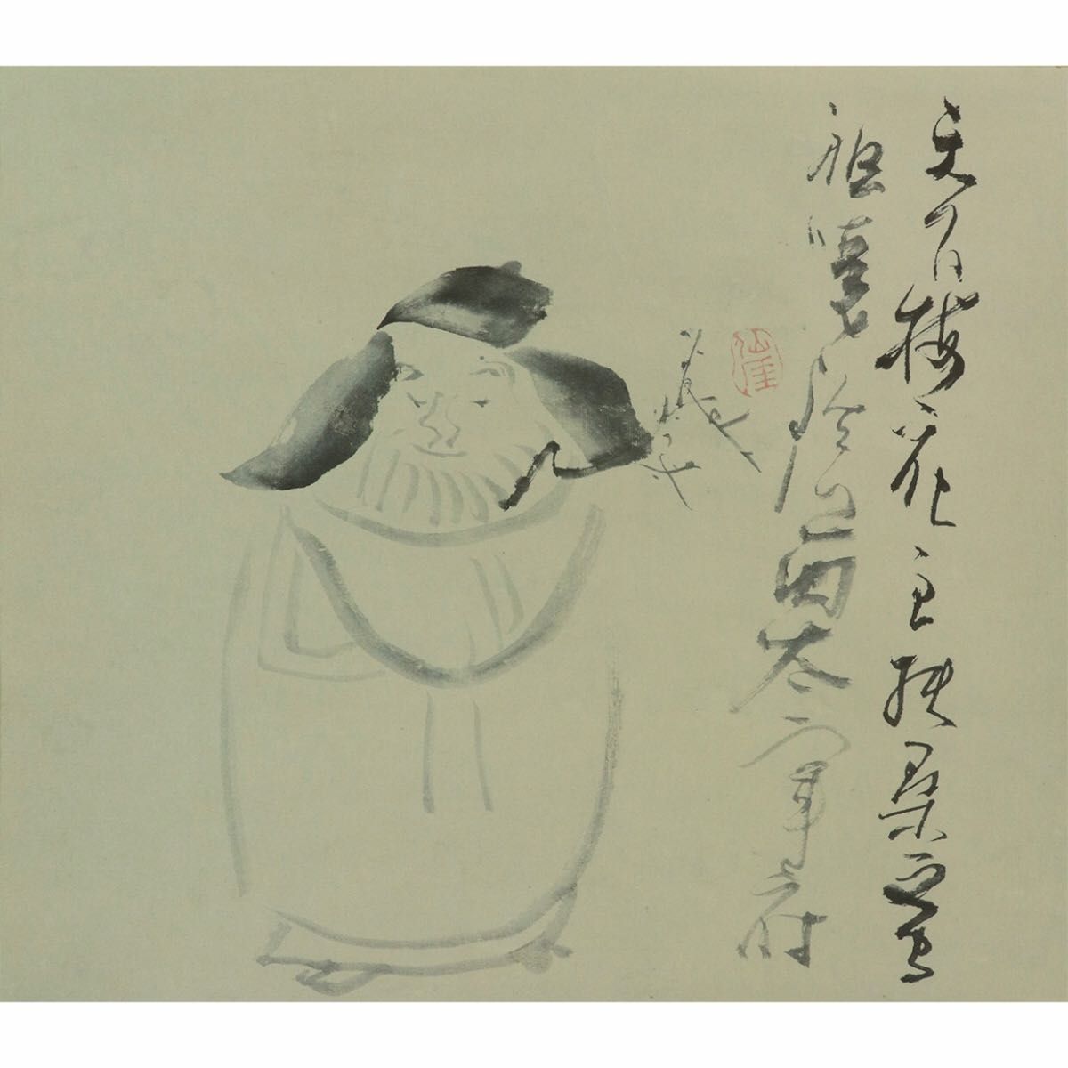 巧芸】仙厓義梵 紙本 掛軸 渡唐天神図画賛 茶道具｜Yahoo!フリマ（旧