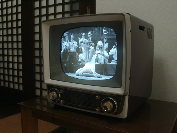 白黒真空管テレビ ナショナルT14-R1A 昭和34年発売開始 分解整備済