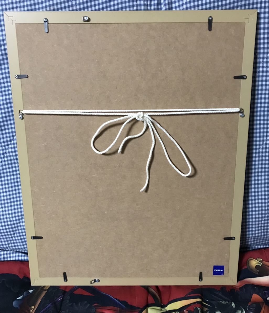 送料無料 ワンピース 尾田栄一郎 複製原画 サイン入り 集英社 ルフィ