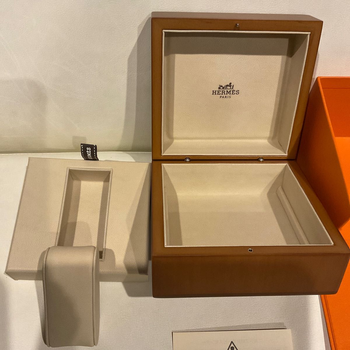 エルメス 時計の箱のみ 美品 BOX 木箱 収納ケース 時計ケース｜Yahoo