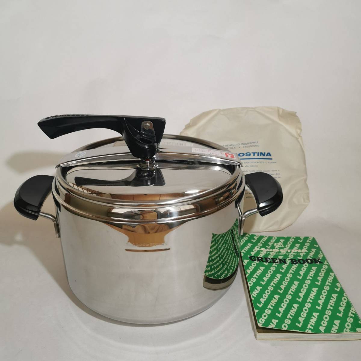 ラゴスティーナ圧力鍋 80シリーズ 9L イタリア老舗ブランド 未使用品