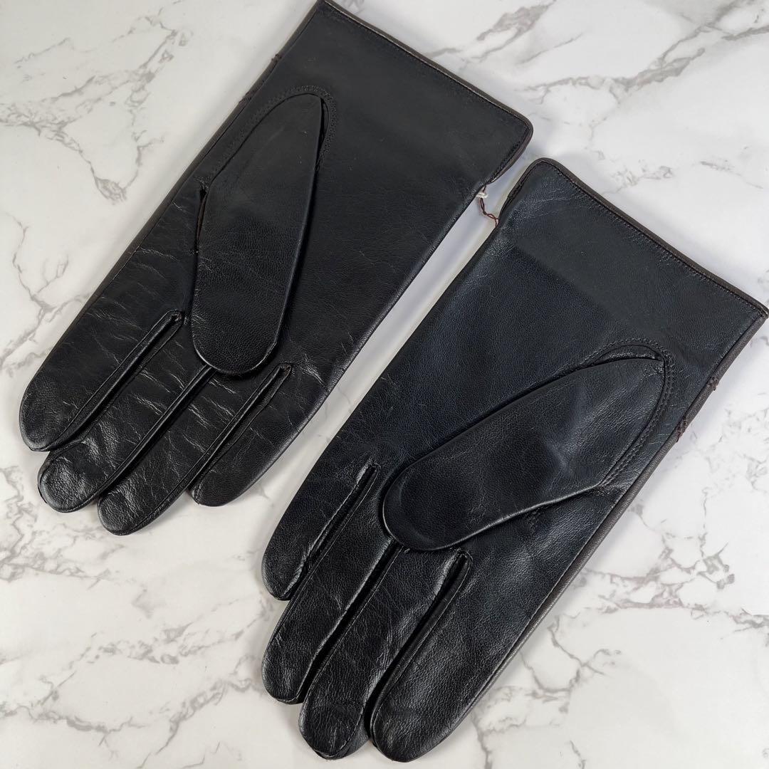 新品未使用】ヴィヴィアンウエストウッド 本革レザー手袋 オーブ刺繍