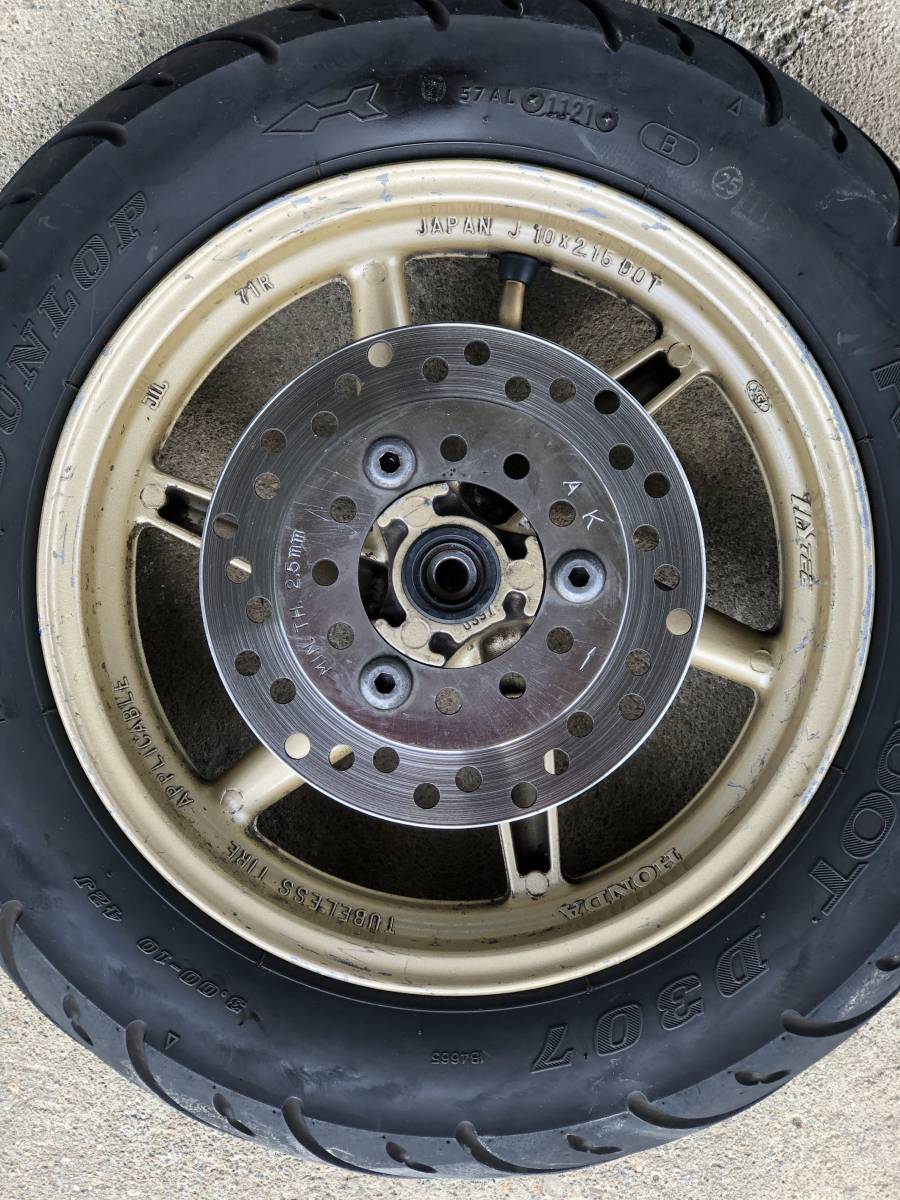 ホンダ純正 AF35 ライブDio ZX キャストホイール 金ホイール ホイール