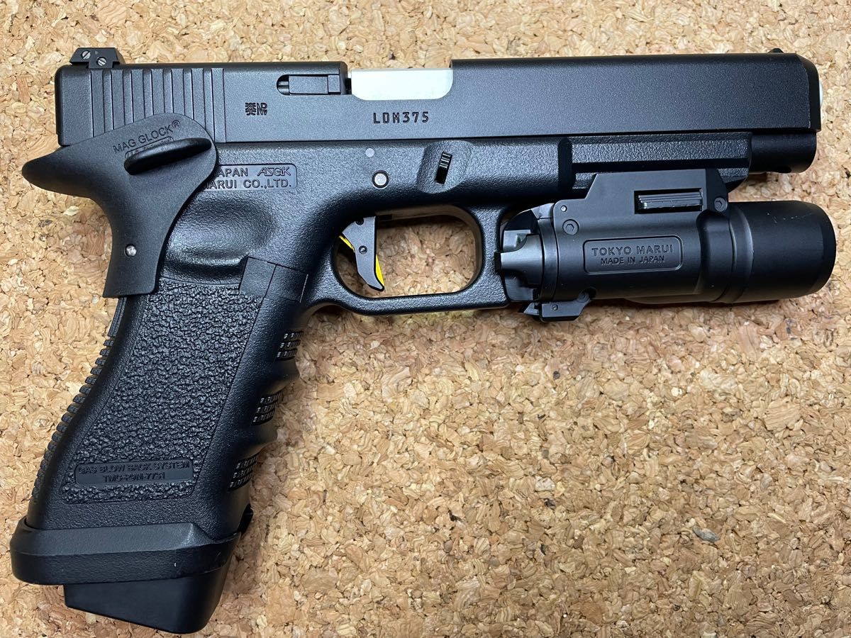 カスタム品 東京マルイ グロック34 ガスブローバック CQ-FLASHライト