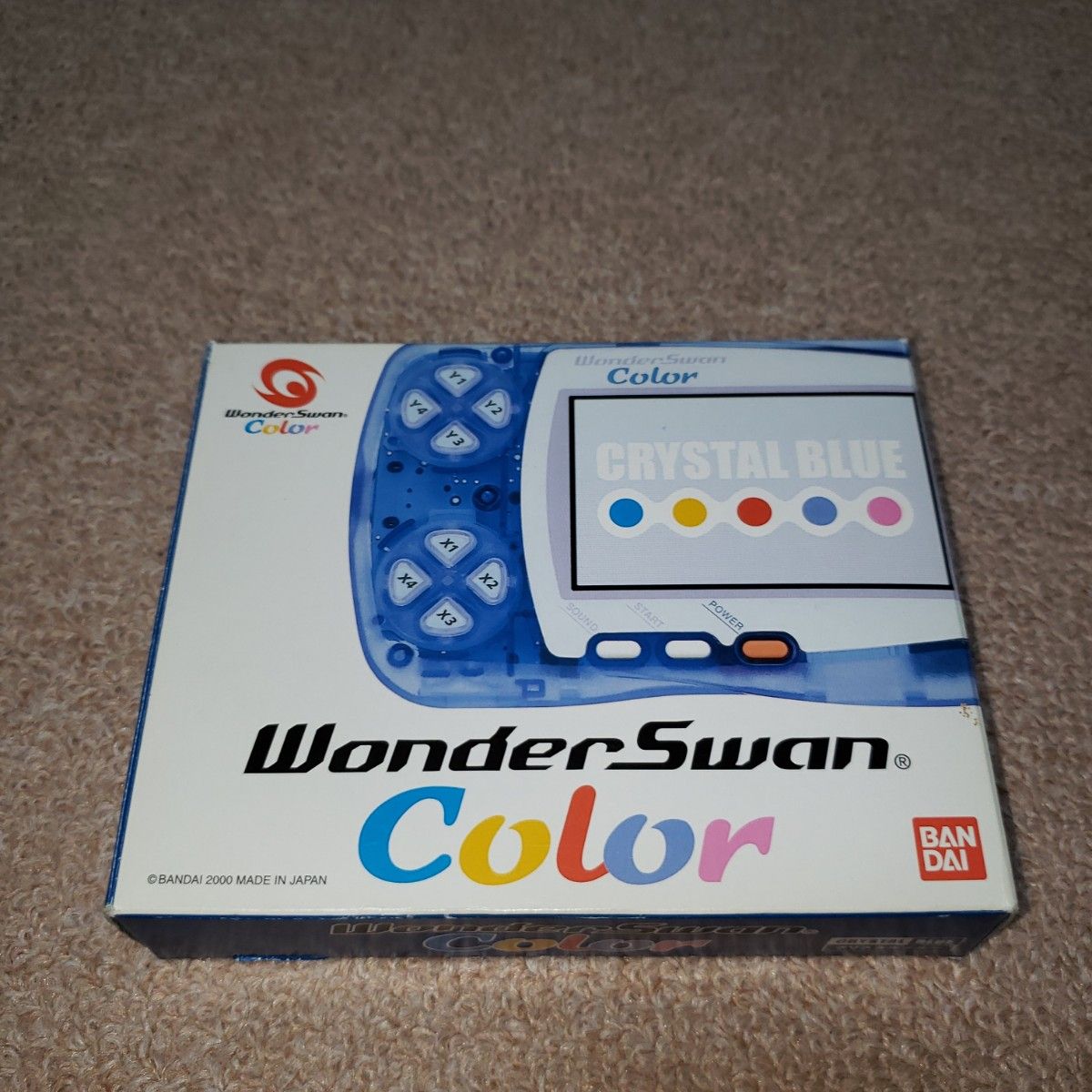 BANDAI ゲーム機本体 WONDERSWAN COLORクリスタルブルー