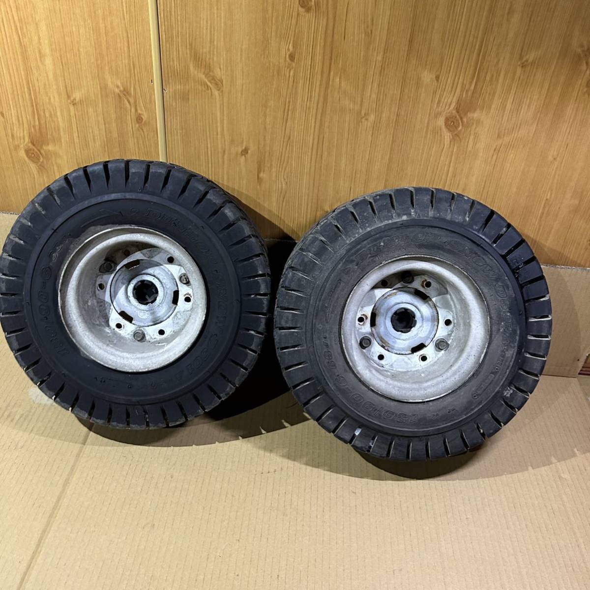 送料無料 ホンダ ジャイロX TD01 純正 リアタイヤ ホイール 溝あり