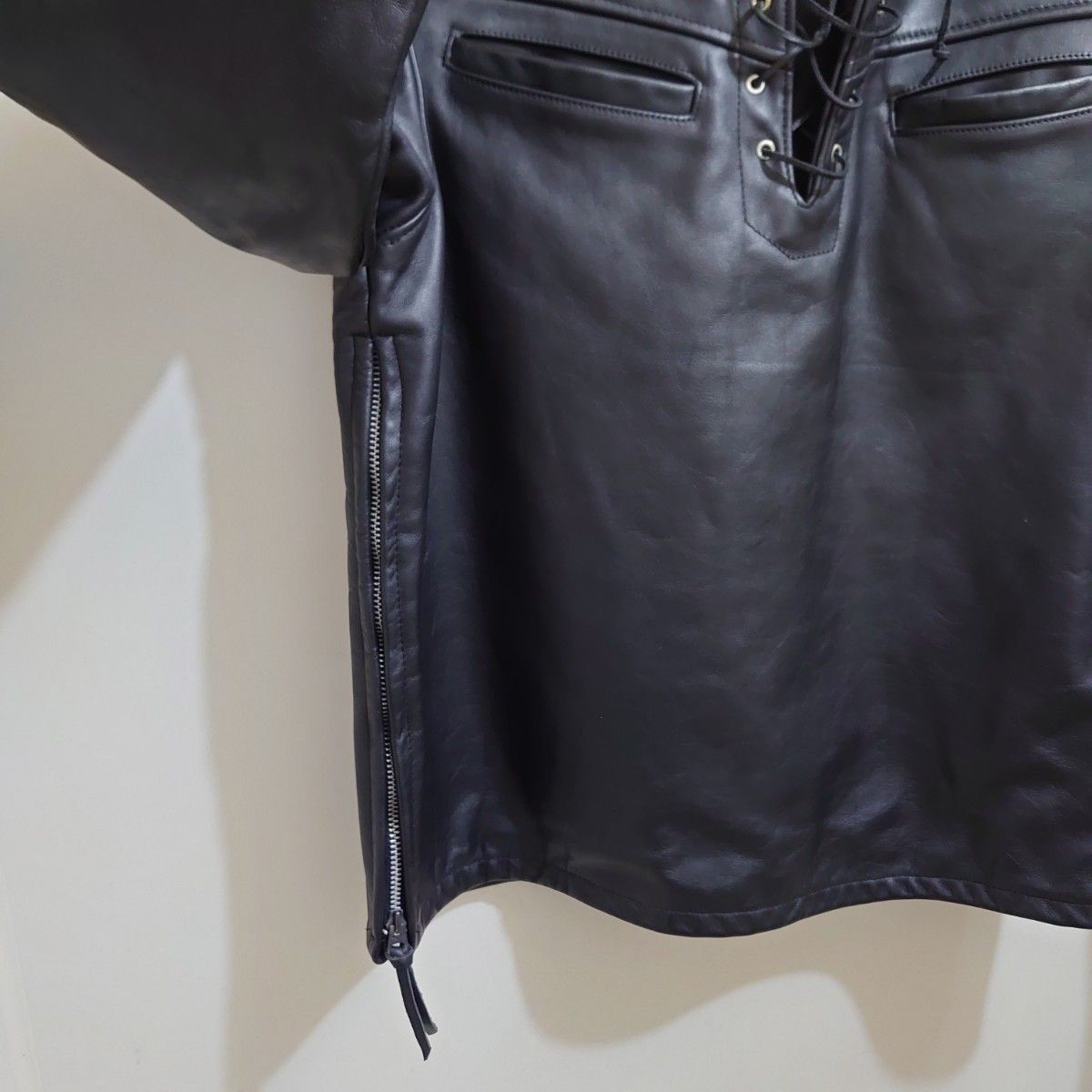 超希少 新品同様 Schott663 プルオーバー レザージャケット L