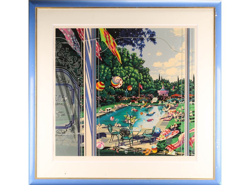 山形博導 シルクスクリーン グリーンドルフィン ヒロ・ヤマガタ