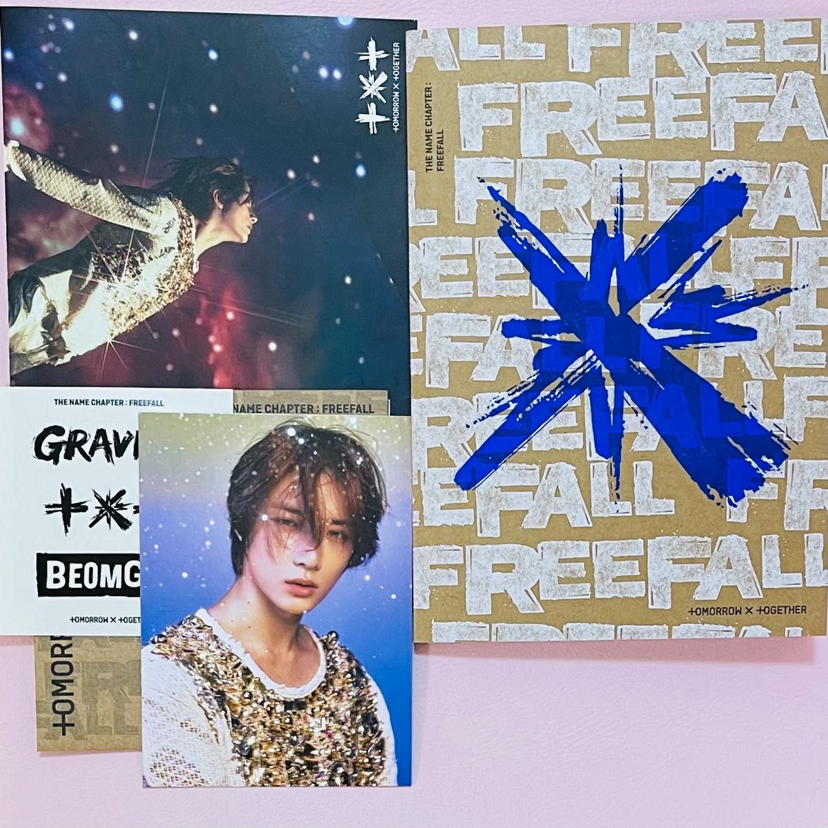 TXT FREEFALL GRAVITYver 5形態コンプ 特典トレカ付き｜Yahoo!フリマ