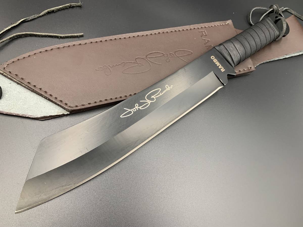 Yahoo!オークション - RAMBO4 ランボー4 サバイバルナイフ 極厚ブレー