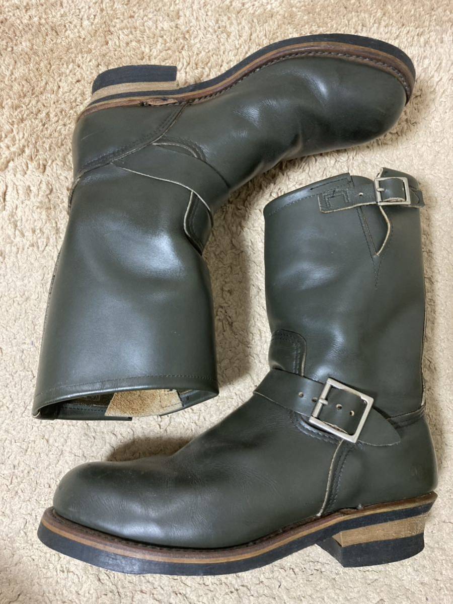 PT99 RED WING 8273 エンジニアブーツ 9 5D グリーン 緑 カンガタン