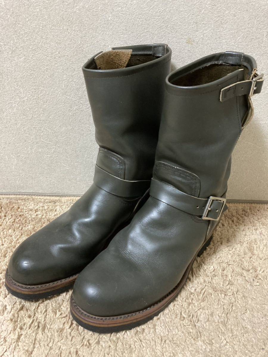 PT99 RED WING 8273 エンジニアブーツ 9 5D グリーン 緑 カンガタン