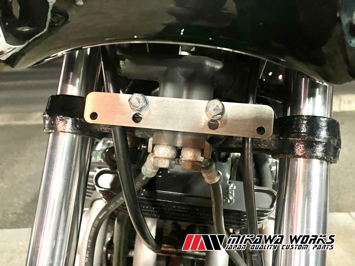 Z1 Z2 フロント ステム エンブレム 取り付け ステー ボルト セット 三