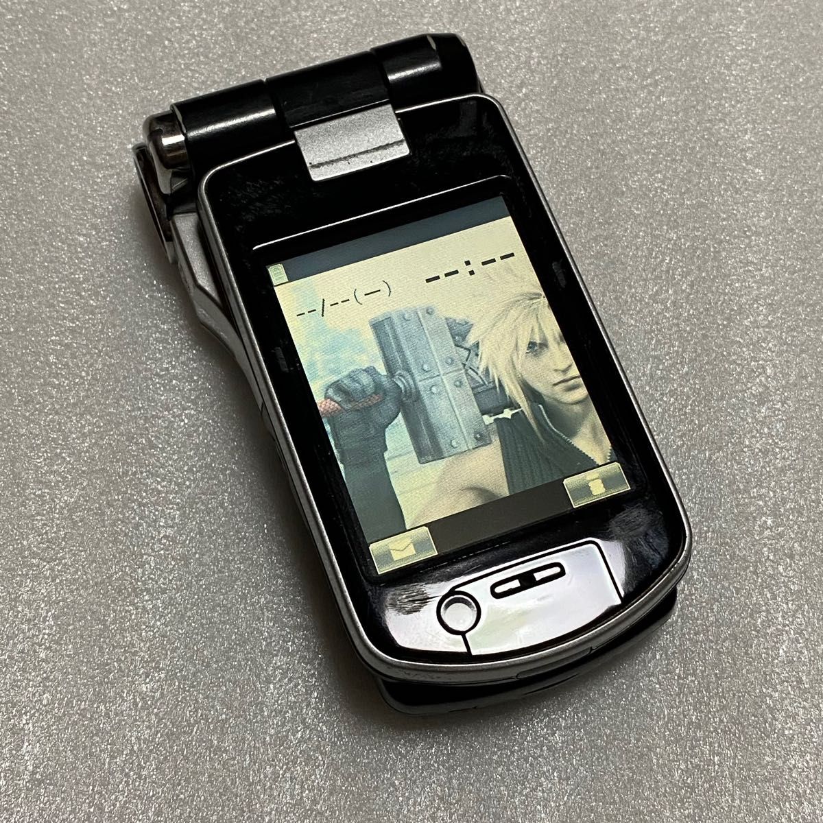 FOMA P900iV クラウドブラック パナソニック FFVII AC Panasonic