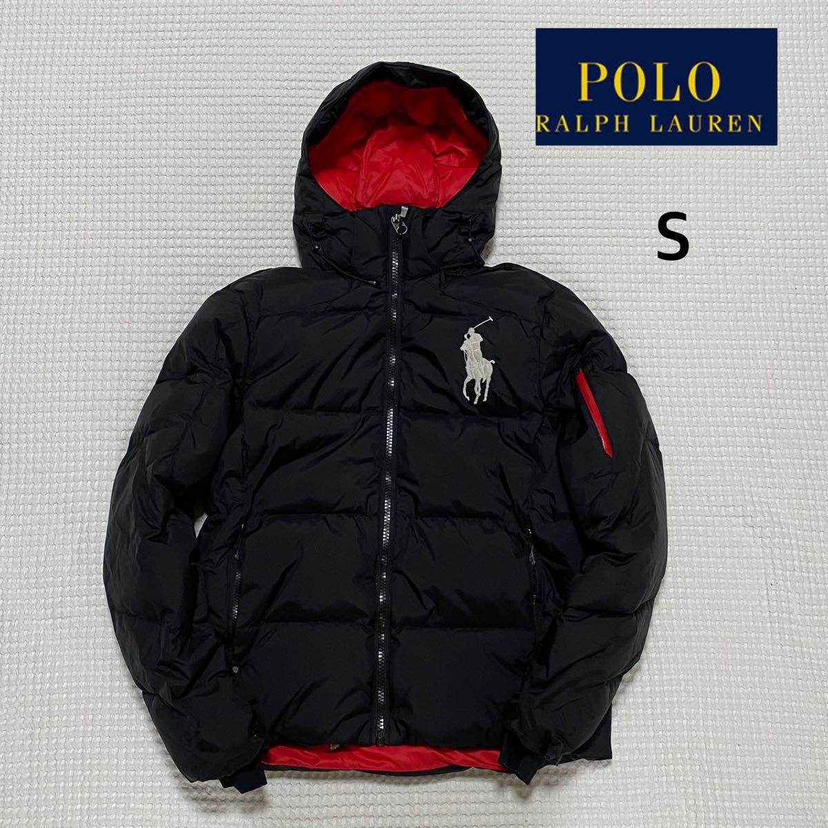 ポロラルフローレン ダウンジャケット ビックポニー 定番 ブラック