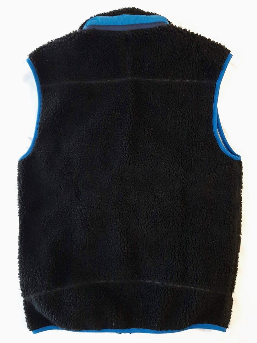 パタゴニア クラシックレトロXベスト XS フリースベスト 黒青｜Yahoo