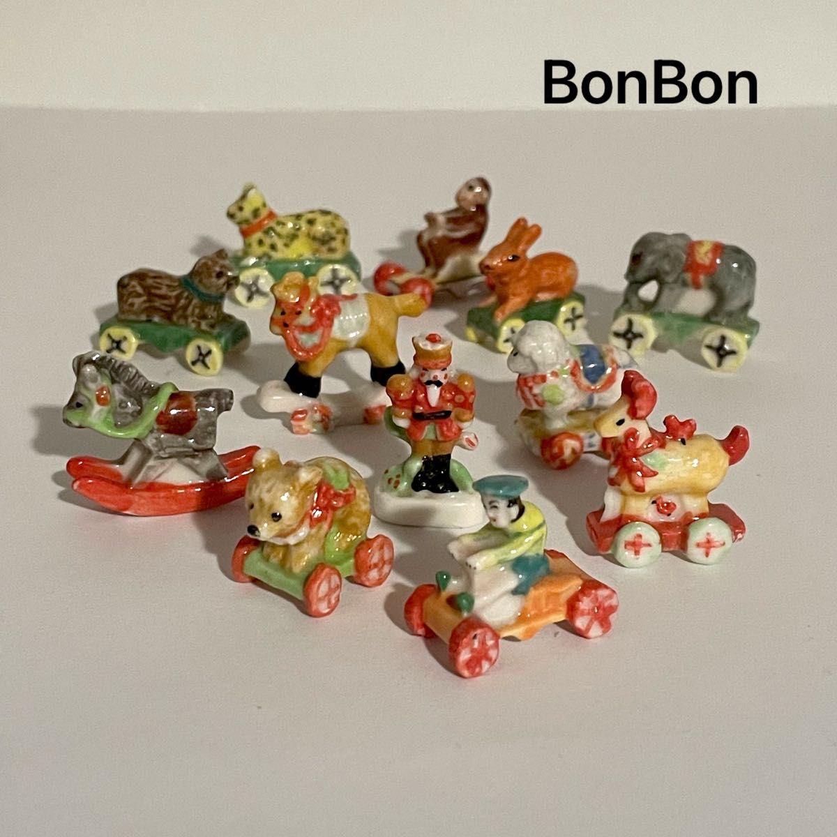 古いおもちゃ 希少 フェーブ フェーヴ 陶器 新品 置物 ヴィンテージ