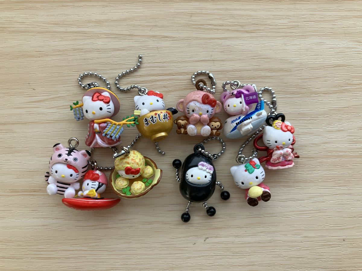 ご当地キティ 根付け ストラップ まとめ売り 12個 ご当地キティ