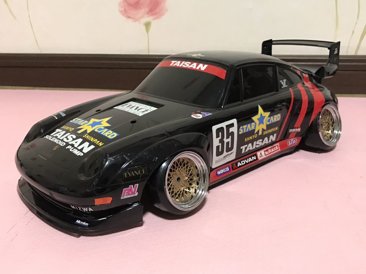 送料無料 1/10 タミヤ ポルシェ 911 GT2 タイサン レーシングカー