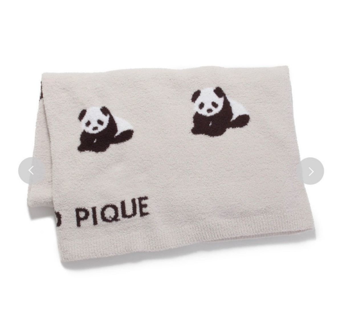 ジェラートピケ パウダー マルチカバー 毛布 ブランケット パンダ
