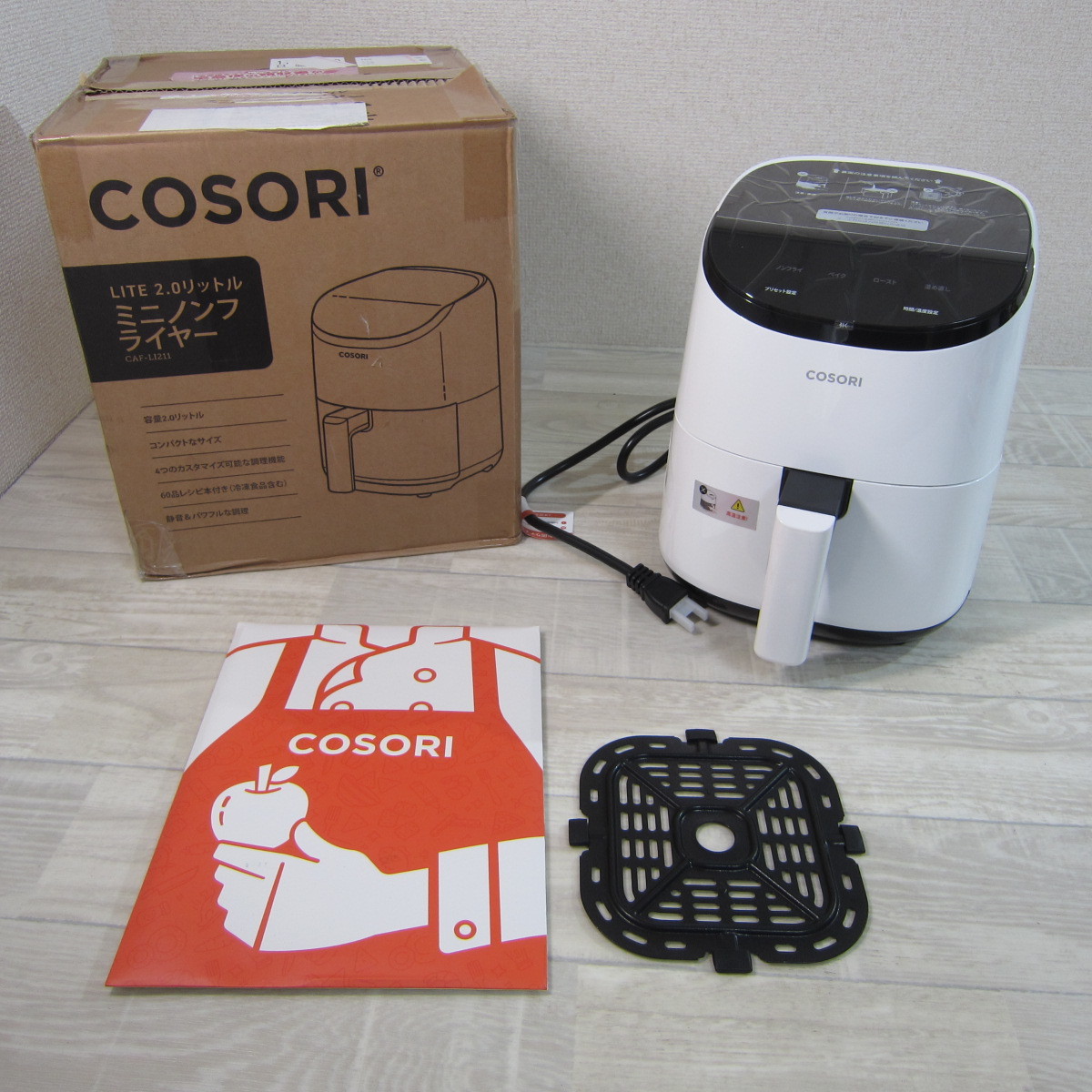 9209PS23【未使用】COSORI ノンフライヤー 2L 一人用 エアフライヤー