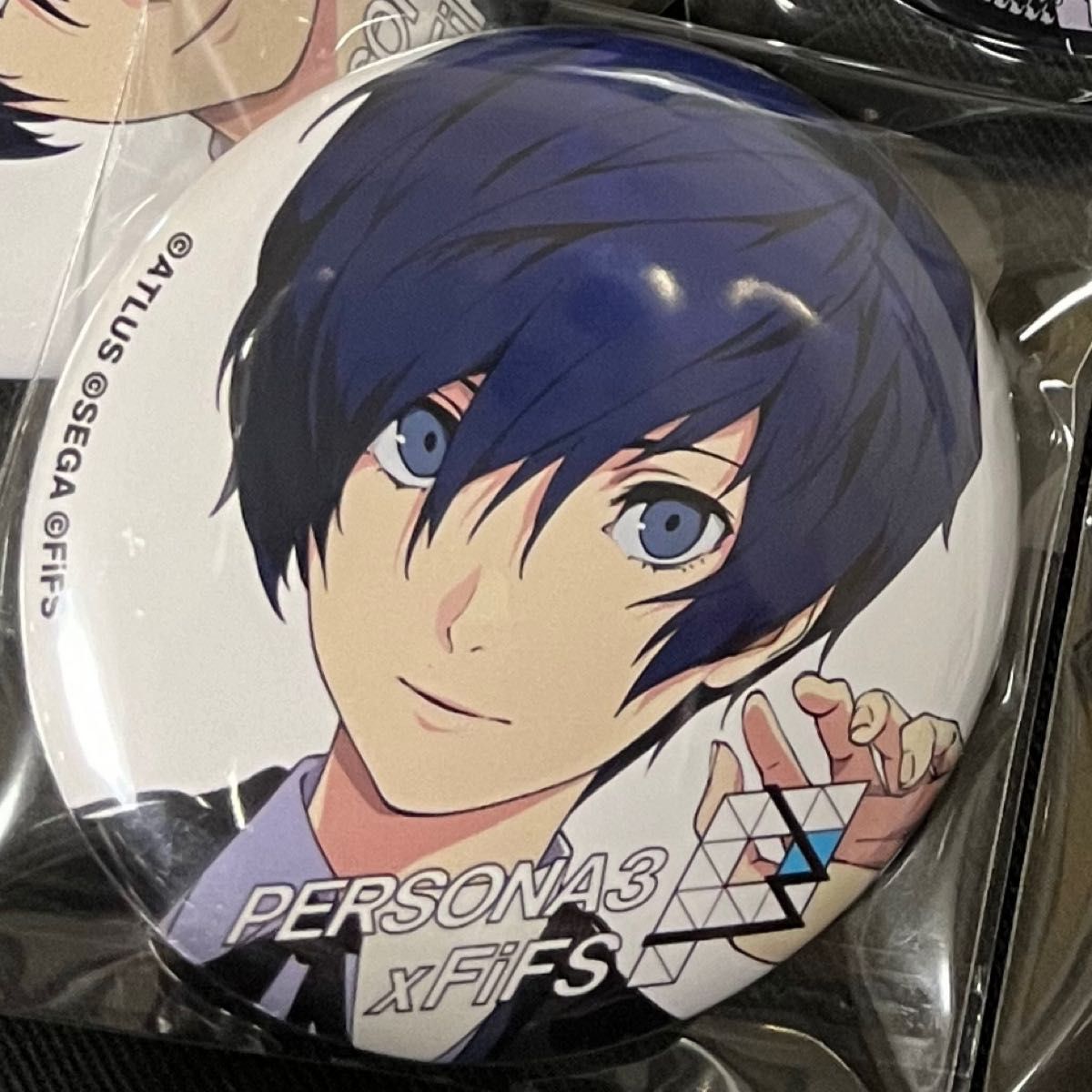 ペルソナ3 ナンジャタウン グリッター缶バッジ 主人公 結城理 P3R