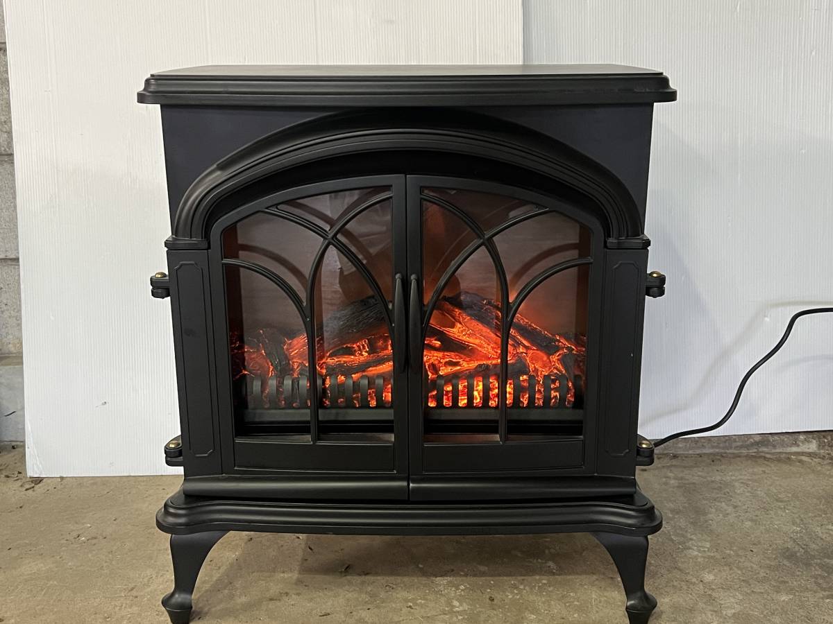 Yahoo!オークション - 美品ニトリ ワイド暖炉型ファンヒーター IQ BK B