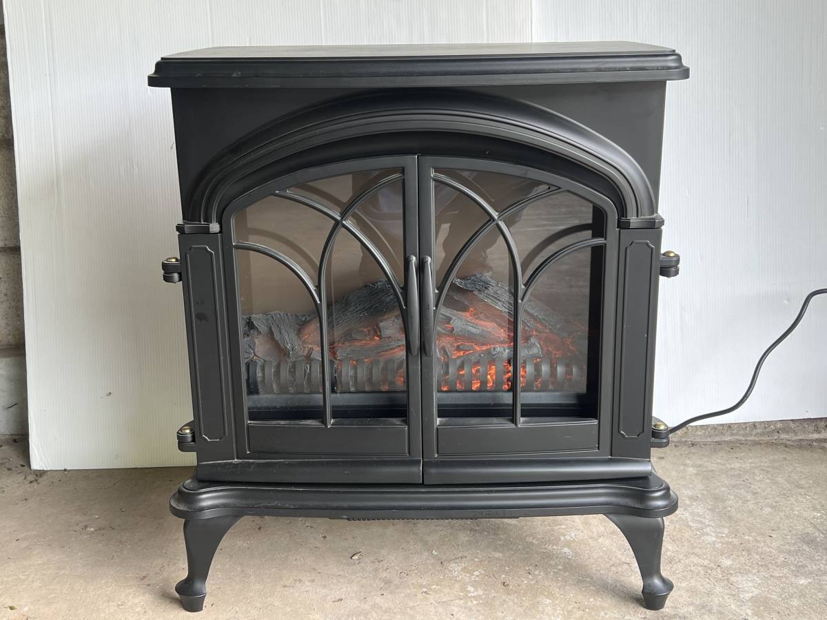 Yahoo!オークション - 美品ニトリ ワイド暖炉型ファンヒーター IQ BK B