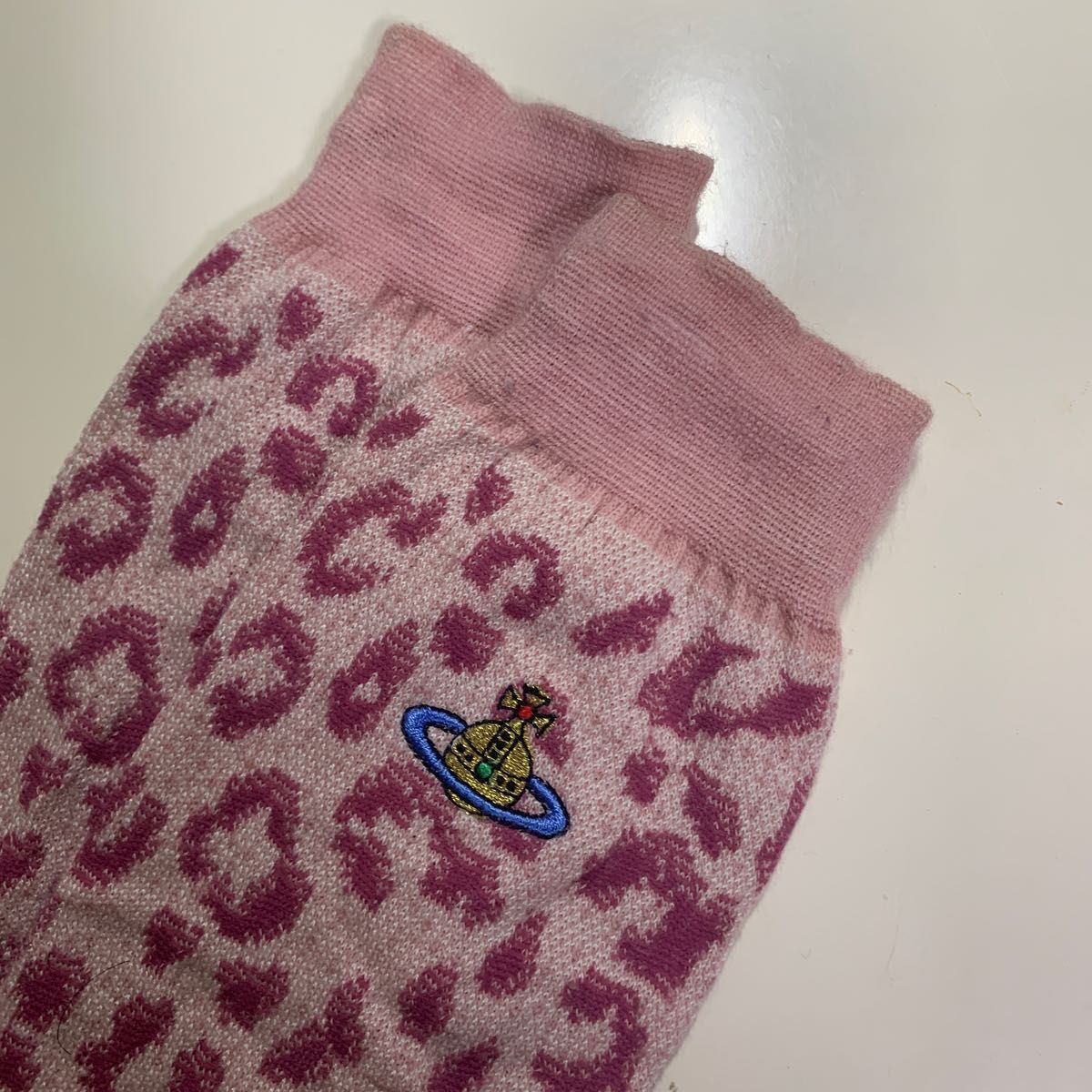 ヴィヴィアンウエストウッド 豹柄靴下 レオパード 益若つばさ ピンク