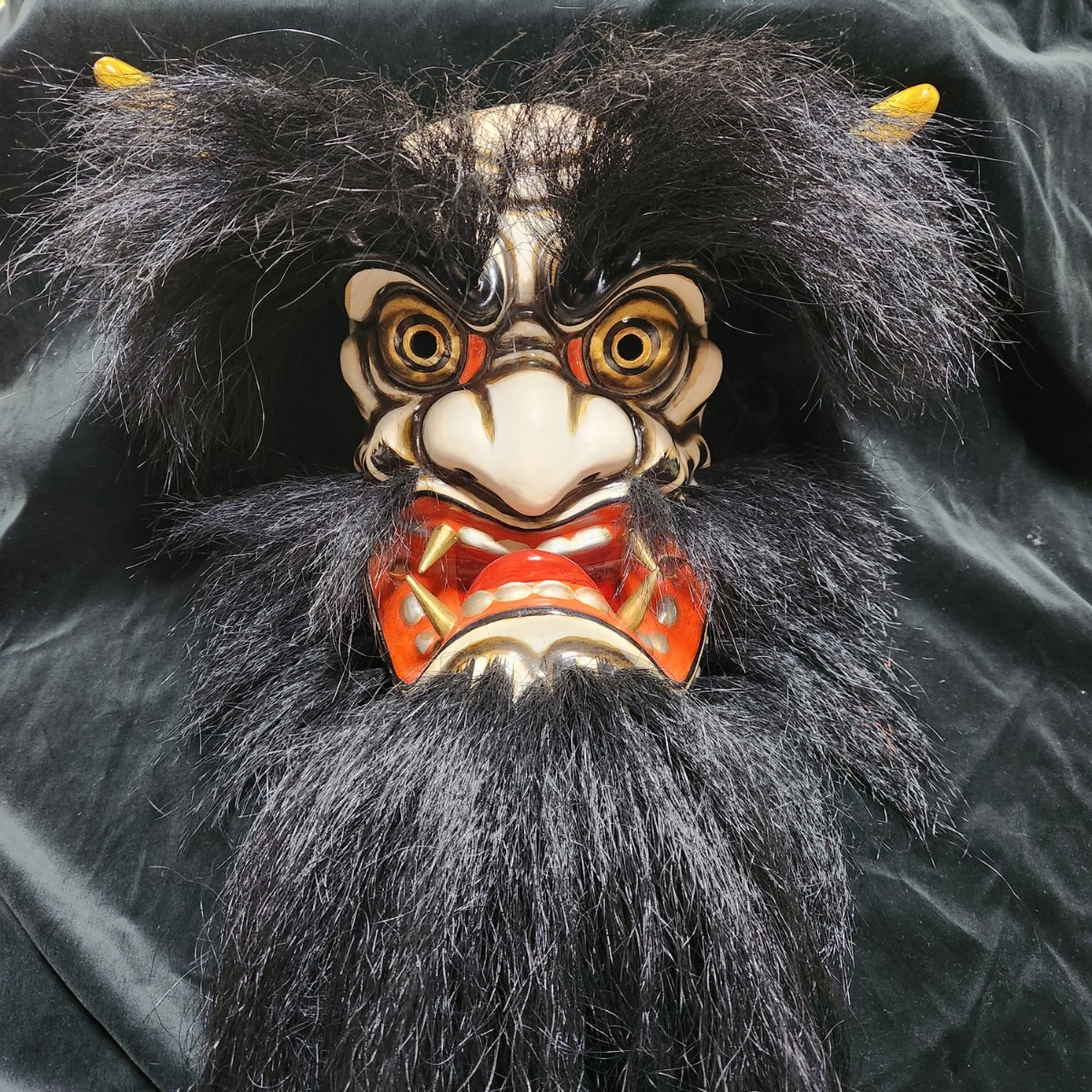 Yahoo!オークション - 石見神楽面 神楽面 日下義明作