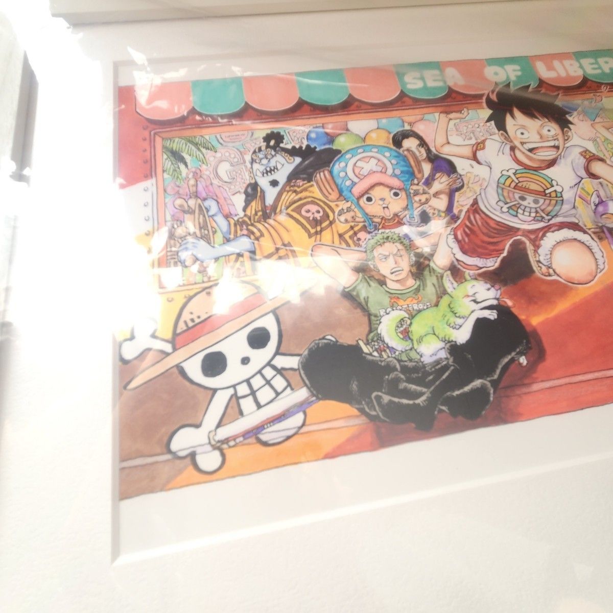 日本生命/ニッセイ/キャンペーン/ONE PIECE/ワンピース/額装高精細複製