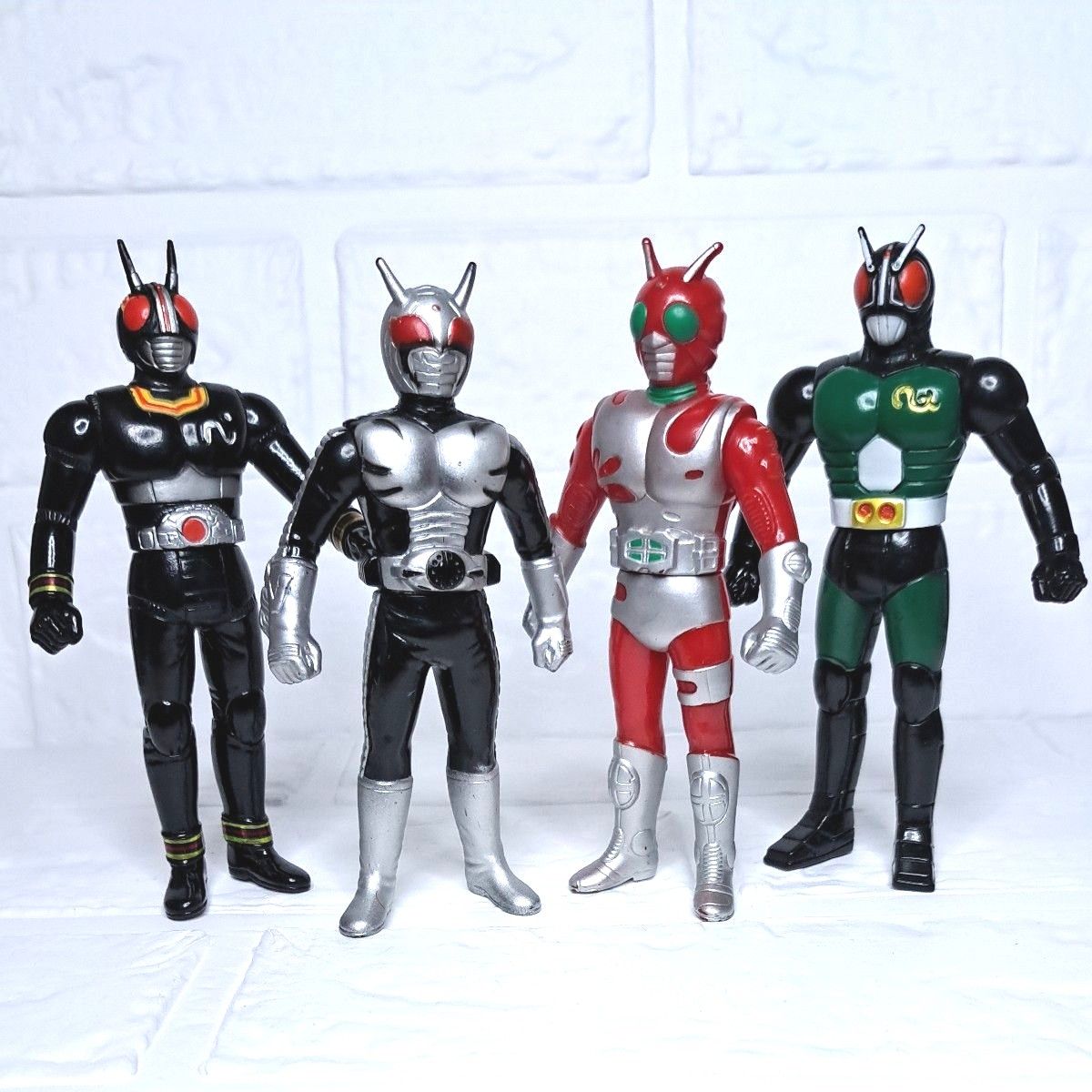 昭和 歴代 仮面ライダー 勢ぞろい 東映 日本製ソフビ 12 体 セット