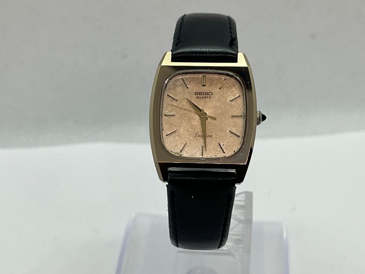 SEIKO セイコー Exceline エクセリーヌ QZ腕時計 スクエア型ケース