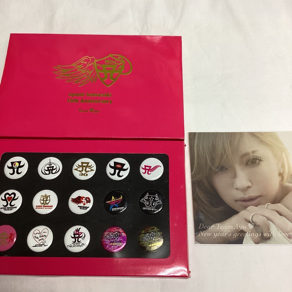 Yahoo!オークション - 未使用 浜崎あゆみ 15周年 ノベルティ缶バッジ