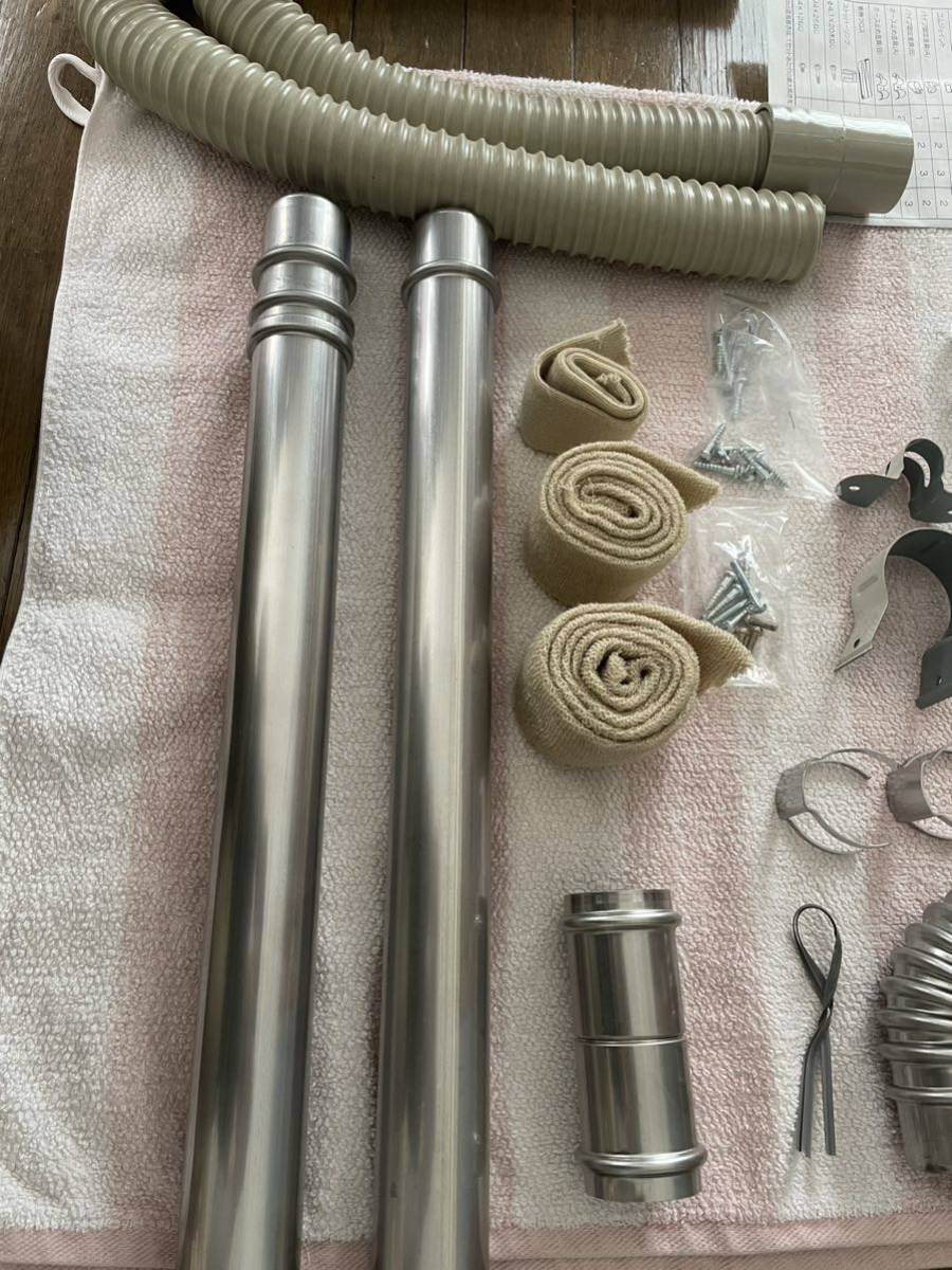 コロナ部品 1 5m延長給排気管セット/F-11R (B) FF式石油暖房機用