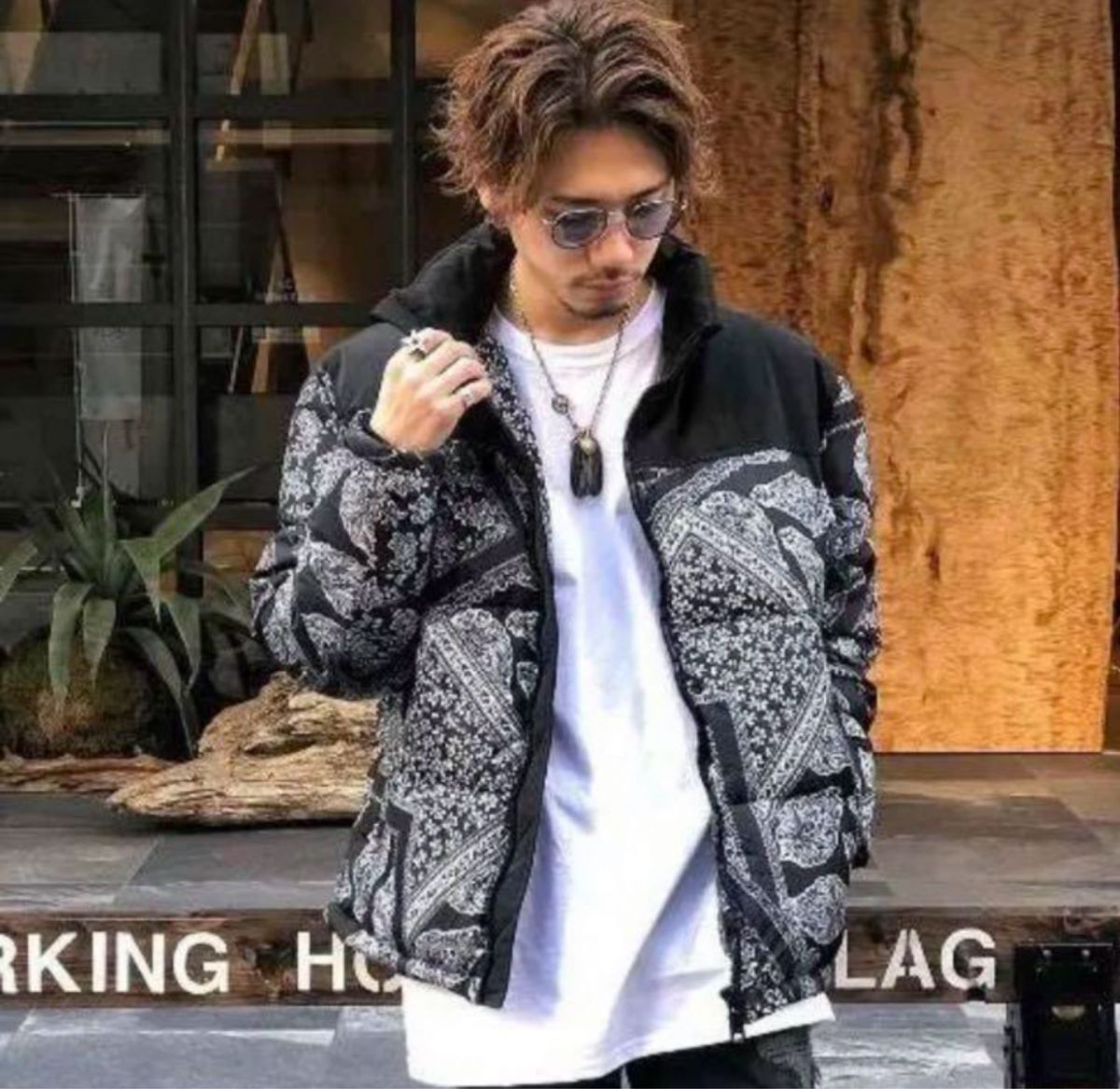 ZARA ペイズリー柄 ダウン｜Yahoo!フリマ（旧PayPayフリマ）