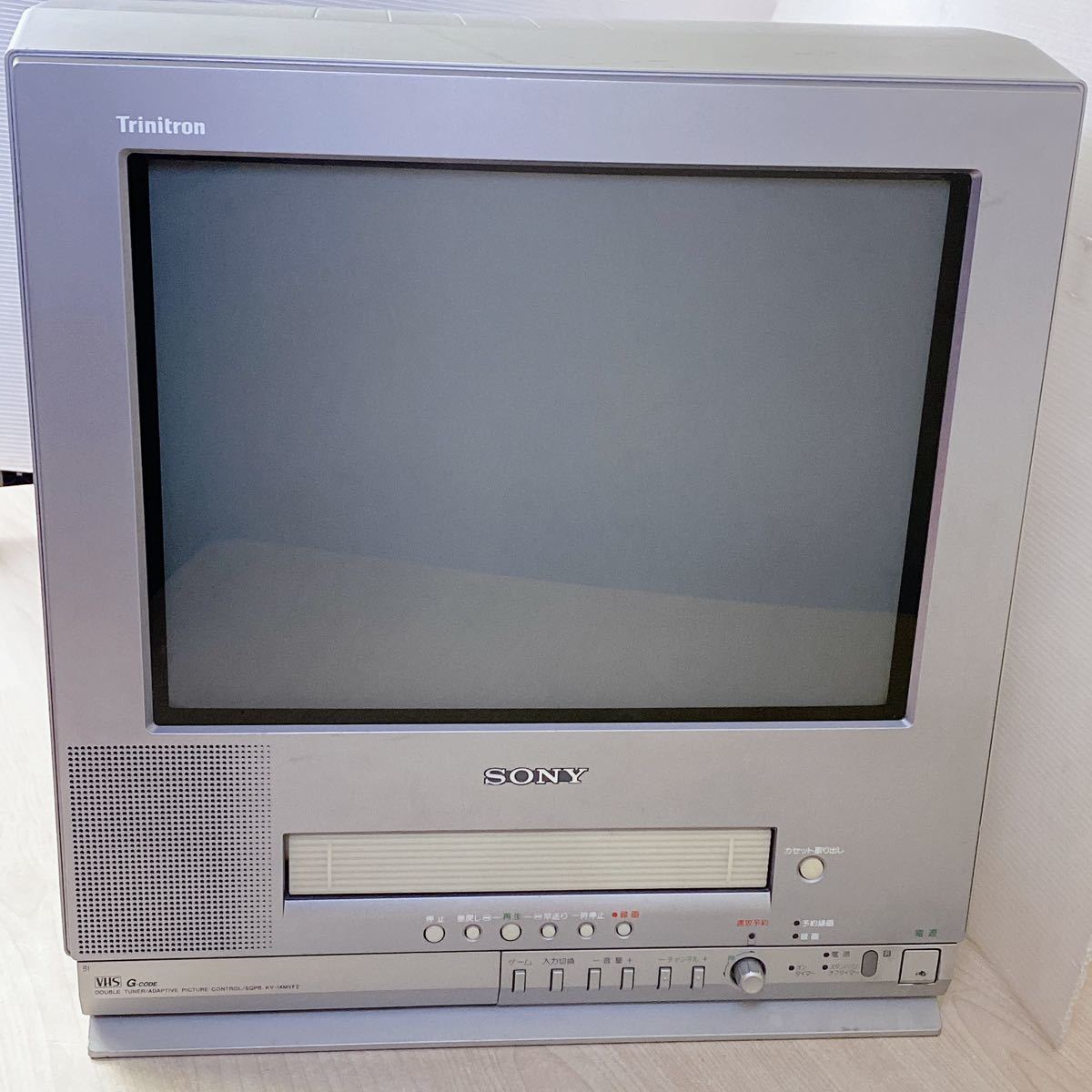 VHS再生動作良好】SONY トリニトロン テレビデオ KV-14VHT1 Yahoo