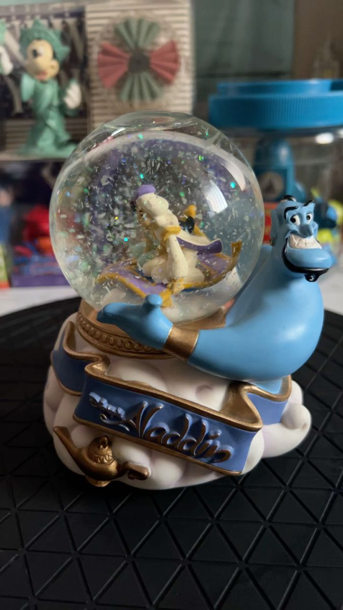 最終値下げディズニー アラジン スノードーム オルゴール｜Yahoo